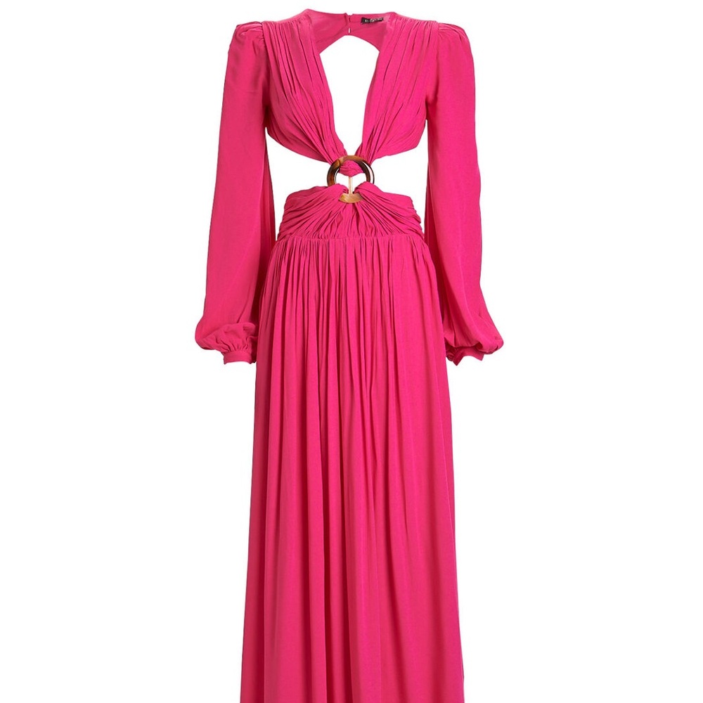 PatBo Pink Cut out, long sleeve dress